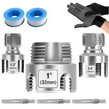 РЕЗБОНАРЕЗЕН ИНСТРУМЕНТ 3 бр КОМПЛЕКТ ЗА ППР 1/2" 3/4" 1"