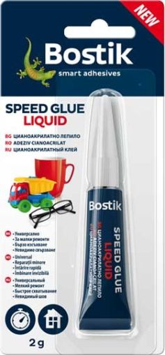 BOSTIK  ТЕЧНО СЕКУНДНО ЛЕПИЛО ГЕЛ 2ГР. SPEED GLUE LIQUID