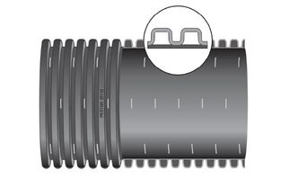 ПВЦ ТРЪБА ДРЕНАЖНА Ф110   HDPE 6 М