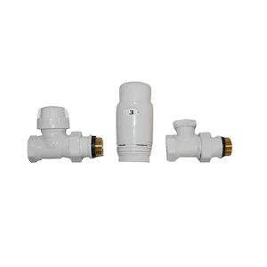 РАДИАТОРЕН СЕТ LUX DUO WHITE ПРАВ 1/2"х16ММ