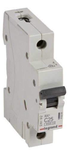 АВТОМАТ.ПРЕКЪСВАЧ  RX3 1P 25A  КРИВА С 6кА LEGRAND