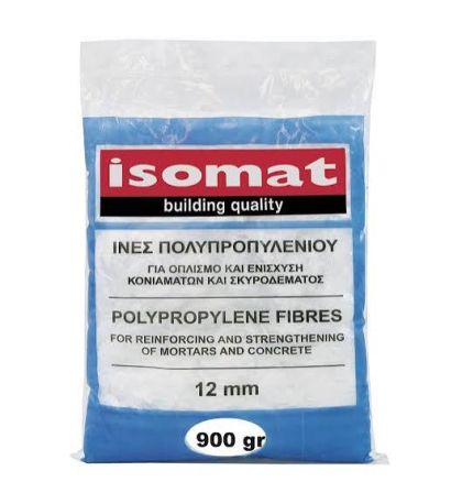 ФИБРИ ПОЛИПРОПИЛЕН ЗА АРМИРАНЕ НА БЕТОН 600 ГР ISOMAT