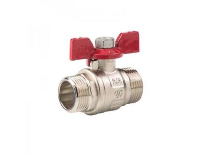 СФЕРИЧЕН КРАН 1/2" ММ  ПЕРЧАТА РЪКОХВ.WELL BEST SFIT