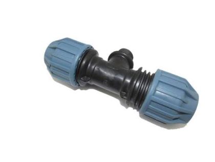 ПЕ ТРОЙНИК Ф32 Х 1/2"М Х Ф32 16 BAR TRMK