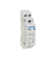 КОНТАКТОР МОДУЛЕН 20А БОБИНА 230V АС.КОНТАКТИ 2НО