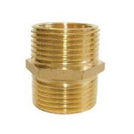 МЕСИНГ НИПЕЛ 3/8" ТЕЖЪК МОДЕЛ
