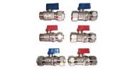 МИНИ КРАН Ф16 Х 1/2" Ж С АДАПТОР ТМ