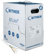 U/UTP 5E МЕДНО 4х2х24AWG 200 mhz BITNER