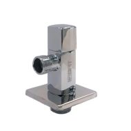 КРАН ЪГЛОВ 1/2" Х 1/2" QUADRATTO