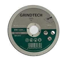 ДИСК ЗА ИНОКС Ф125 Х 1.2 Х 22.2 ММ GRINDTECH