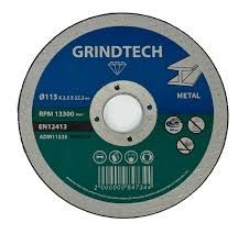 ДИСК ЗА МЕТАЛ Ф115 Х 2 Х 22.2 ММ GRINDTECH