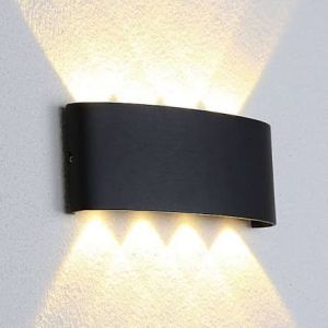 ВЪНШНО ОСВЕТИТЕЛНО ТЯЛО LED ARUBA ЧЕРЕН МАТ  8W