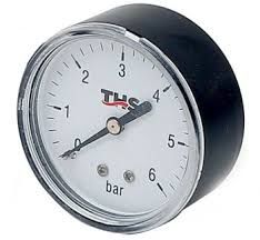 МАНОМЕТЪР АКСИАЛЕН Ф60 1/4" 0-6 BAR THS