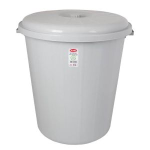 КОШ ЗА ОТПАДЪЦИ С КАПАК СИВ 70 Л