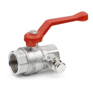 СФЕРИЧЕН КРАН С ИЗПРАЗНИТЕЛ 1/2" ЖЖ