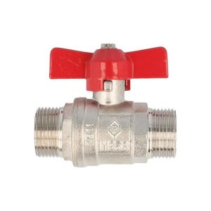 СФЕРИЧЕН КРАН ММ 1/2" ПЕРЧАТА РЪКОХВ.