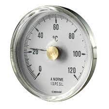 ТЕРМОМЕТЪР МЕТАЛЕН КОРПУС 0°-120° Ф40
