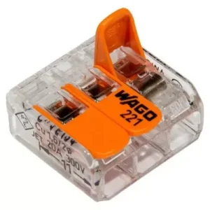 КЛЕМА WAGO 0,08- 4 ММ2 221-413/ 3 ГНЕЗДА