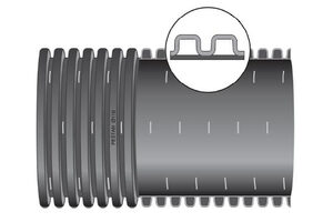 ПВЦ ТРЪБА ДРЕНАЖНА Ф110   HDPE 6 М