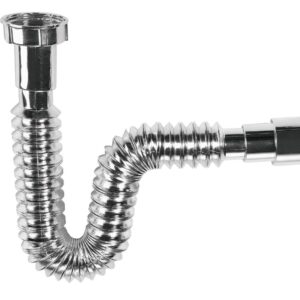 ГОФРИРАНА ВРЪЗКА PVC ХРОМ 1 1/2" Ф40