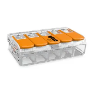 КЛЕМА WAGO 0,2- 4 ММ2 32А 5 ГНЕЗДА