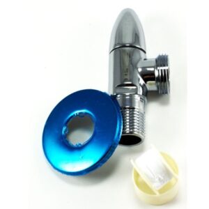 ДИЗАЙНЕРСКИ КРАН ЪГЛОВ 1/2" Х  1/2" FUTURO ХРОМ
