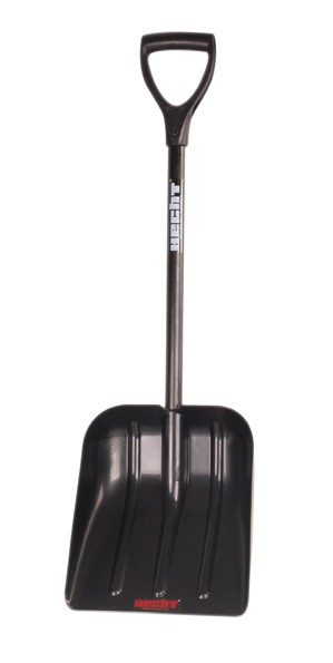 ЛОПАТА ПЛАСТМАСОВА  С ДЪРВЕНА ДРЪЖКА ЗА СНЯГ 40 Х 40 СМ