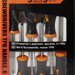 ОТВЕРТКИ КОМПЛ. С ДВУКОМП. ДРЪЖКИ. 6 БР GADGET