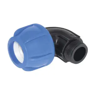 ПЕ КОЛЯНО МЪЖКО Ф25 Х 3/4"