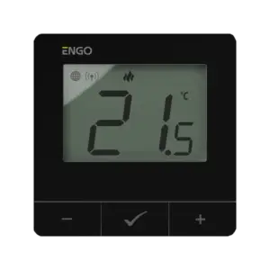 ТЕРМОРЕГУЛАТОР E25-230B ENGO БЯЛ/ЧЕРЕН