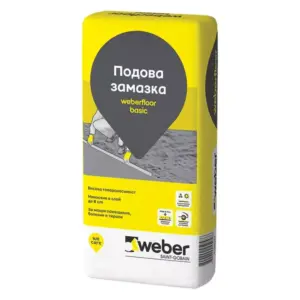 ЗАМАЗКА ПОДОВА WEBER BASIC , 25 КГ