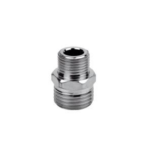 ХРОМ НИПЕЛ РЕДУКТИВЕН МЕСИНГ 1/2" Х 3/8"