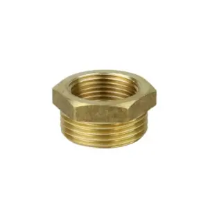 МЕСИНГ ВРН 3/4"М Х 1/2"Ж МЕСИНГ ТЕЖЪК МОДЕЛ