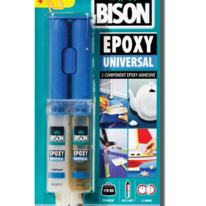 ЛЕПИЛО УНИВЕРСАЛНО EPOXY BISON 24 МЛ