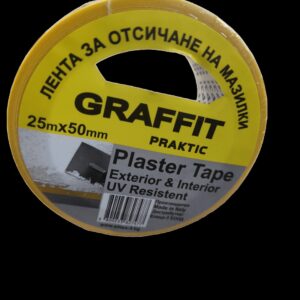 ТИКСО ЖЪЛТО ЗА ГРУБИ МАЗИЛКИ И ФАСАДИ GRAFFIT PRAKTIC 50mх25mm