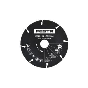 ДИСК КАРБИДЕН ЗА РЯЗАНЕ УНИВЕРСАЛЕН Ф125 Х 1.0 Х 22.2